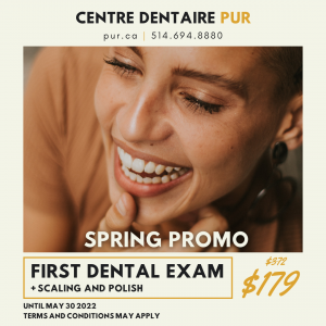 spring promo - first dental exam $179